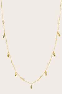 Gold Necklace: Flourish Necklace - Gold