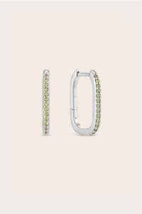 Inner Calm Hoops - Silver