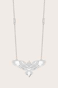 Crystal Necklaces: Soar Necklace - Silver