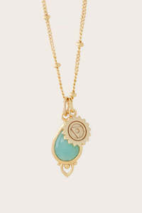 Throat Chakra Necklace Gold