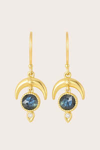 Labradorite Dare to Dream Earrings - Gold