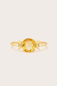 Citrine Dare to Dream Ring - Gold