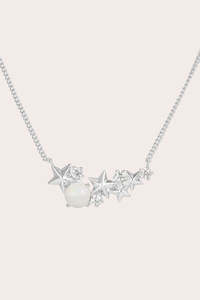June Birthday Gifts: Guiding Lights of Matariki Necklace - Silver