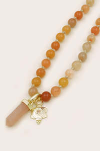 Sacral Mala Necklace - Gold