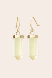 Citrine Jewellery: Citrine Inner Power Earrings – Gold