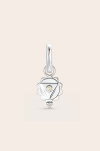 Solar Plexus Chakra Charm - Silver