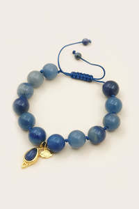 Third Eye Chakra Mala Bracelet - Gold