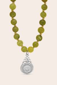Flourish Mala Necklace - Silver