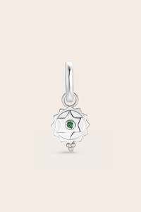 Gifts Under 50: Heart Chakra Charm - Silver