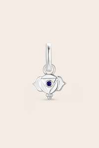 Third Eye Chakra Charm - Silver