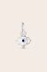Third Eye Chakra Charm - Silver