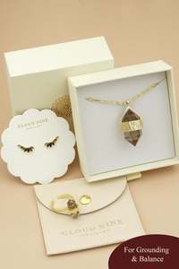 Gold Jewellery: Grounded Gift Set - Gold