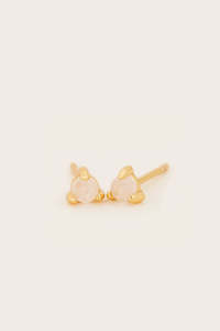 Guardian Angel Studs - Gold