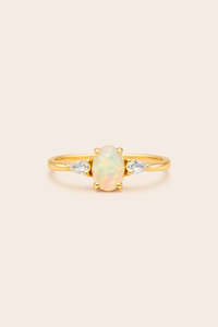 Opal Presence Ring - Gold