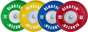 Weightlifting Bars & Plates: 140KG Competition Plate Bundle (Save 25%)