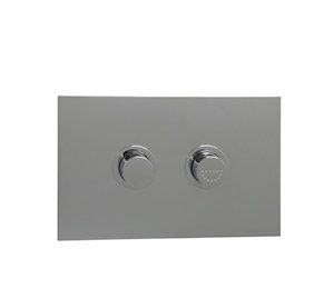 Products: Progetto Pneumatic Flush Panel With Raised Buttons Chrome