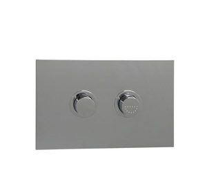 Products: Progetto Pneumatic Flush Panel With Raised Buttons Chrome