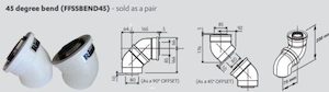 Products: Rinnai 45 degree Bend