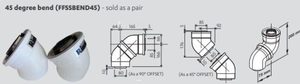 Products: Rinnai 45 degree Bend
