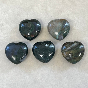 Heart - Moss Agate Collecting Memories