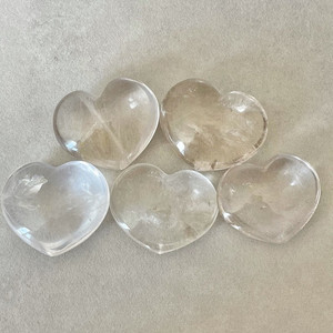 Heart - Clear Quartz Collecting Memories
