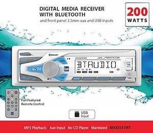 Dual Audio: DUAL Marine Digital Media/Bluetooth Receiver with remote