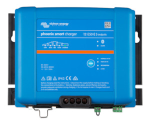 Victron Inverters: Phoenix Smart IP43 Charger 12/50 (3) 120V-240V