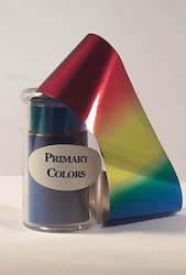 Nail Art Foils Micro Glitter And Rhinestones: Primary Colours Nail Foil