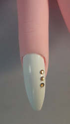 Nail Art Rhinestones: Rhinestone Topaz 20pk