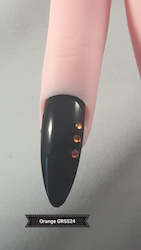 Nail Art Rhinestones: Rhinestone Orange 20pk