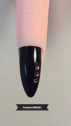 Nail Art Rhinestones: Rhinestone Fuschia 20pk