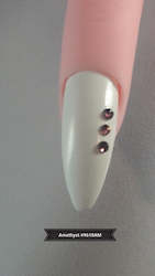 Nail Art Rhinestones: Rhinestone Amethyst 20pk