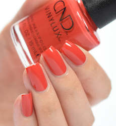 Sexy Reds: CND VINYLUX - Soft Flame #385