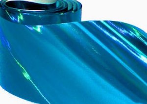 Nail Art Foils Micro Glitter And Rhinestones: Pacific Blue Foil