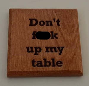 NZ Rimu or Beech Coasters - for the person that has everything...