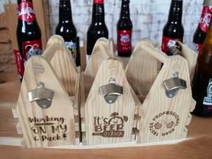 Small Giftware: 6 Bottle Beer Caddy