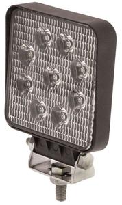 Lighting: Square 110x110mm LED  worklight, 10-36V, 1,800 lumens