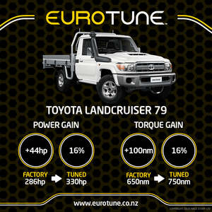 Eurotune: Eurotune ECU Re-Map - Toyota Landcruiser 79 V8