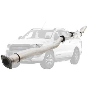 Exhaust Systems: FORD RANGER PX 2016-2021 3.2L 3.5" DPF BACK EXHAUST - STAINLESS STEEL