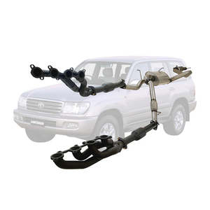 Exhaust Systems: TOYOTA LANDCRUISER 100 SERIES UZJ100R WAGON 4.7L 3" STAINLESS STEEL FULL EXHAUST KIT