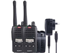 GME TX675TP 2 watt UHF CB handheld radio, twin pack