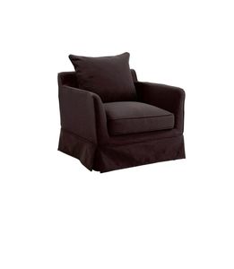 Products: Noosa Slip Cover Arm Chair - Charcoal - Coastal At Home