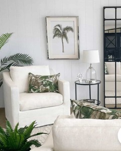 Products: Palm Springs Slipcover Arm Chair - Coastal At Home