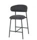 Bison Boucle Barstool - Grey - Coastal At Home