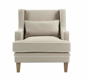 Products: Bondi Arm Chair - Natural W/White piping - Coastal At Home