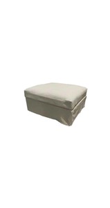 Products: Ottoman - Slip Cover - Cool Grey - Coastal At Home