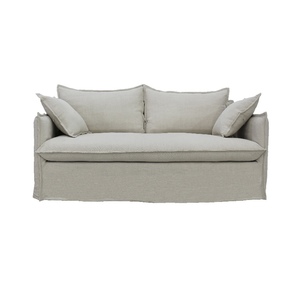 Chanel Slipcover Sofa - 2 Seater - NATURAL - Coastal At Home