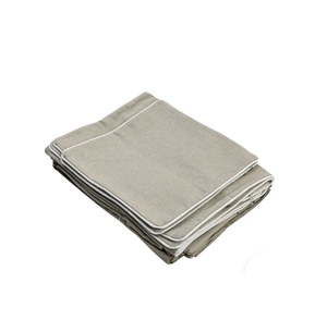 Coastal Slip Cover Only - 2 Seater - Natural W/White Piping - Coastal At Home