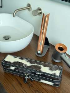 Hair Straightener: Black + White Hair Straightener Case