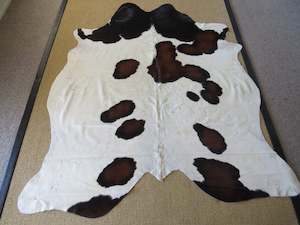 Sale Large Cowhides: SALE Large Cowhide - Red Black - SKU 9252